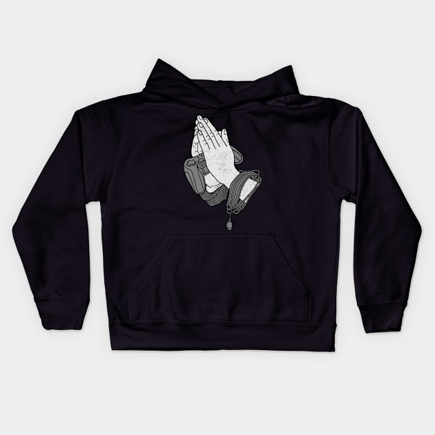 Playing Hands Kids Hoodie by kookylove